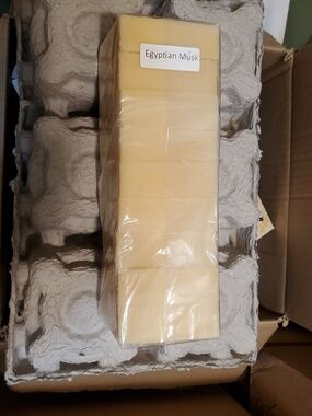 1 x 3.5lb loaf of 9 natural soap bars Egyptian Musk for @Bogiron